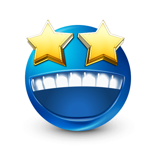 impressed-with-stars-in-eyes-blue-emoji-blue