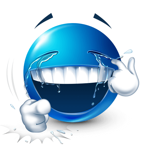 pointing-and-laughing-in-tears-blue-emoji-blue