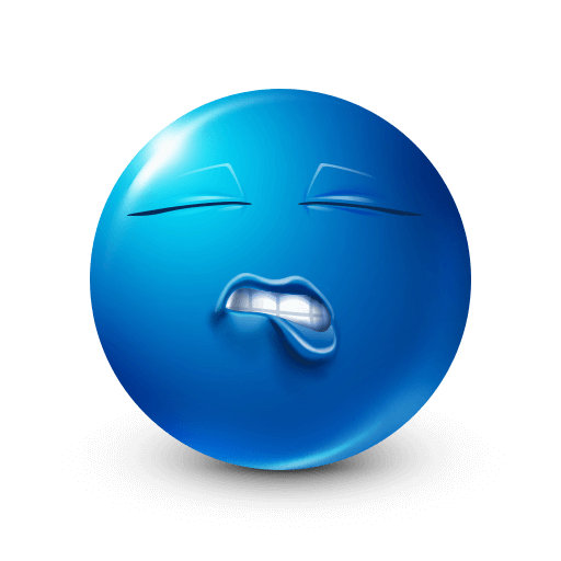 sexy-biting-lip-blue-emoji-blue