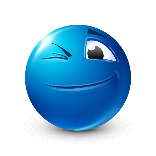 wink-blue-emoji-blue